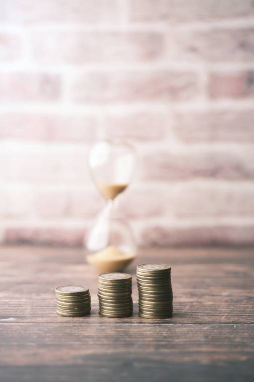 Chart showing investment strategies matched to short, medium, and long time horizons.